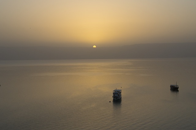 image from Lake Kinneret (Sea of Galilee)