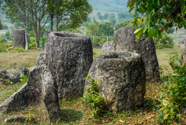 image from Megalithic Jar Sites in Xiengkhuang Plain of Jars