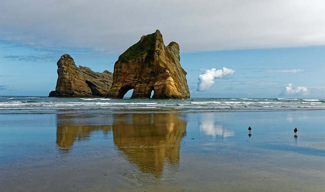 image from Wharariki Beach New Zealand